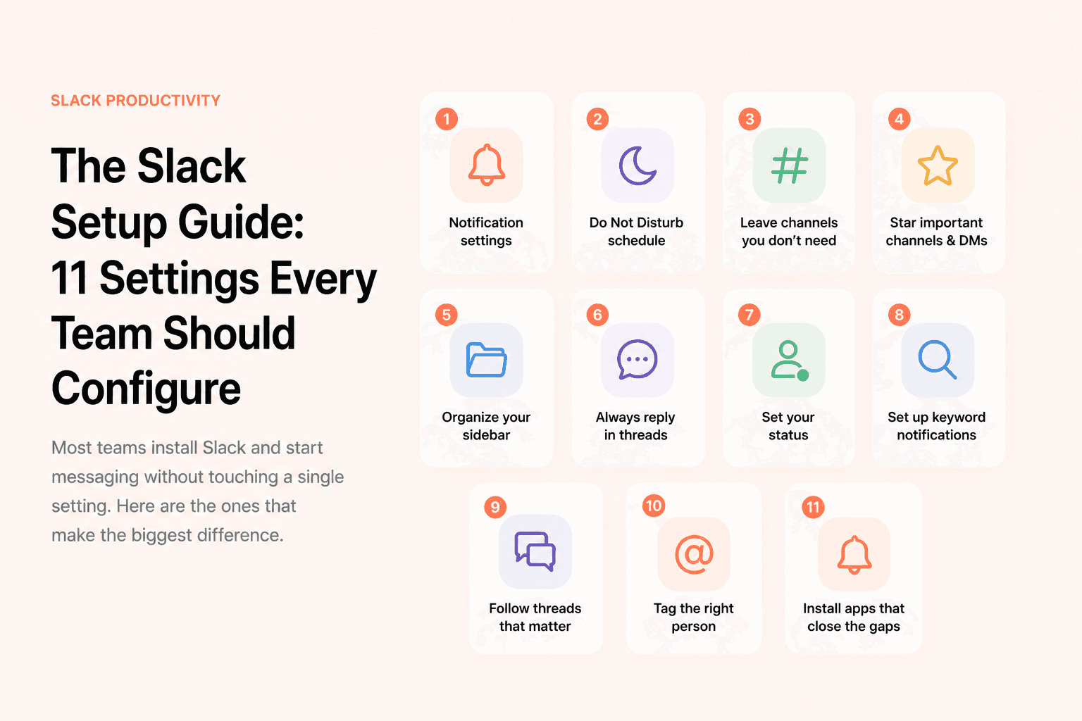 The Slack Setup Guide: 11 Settings Every Team Should Configure